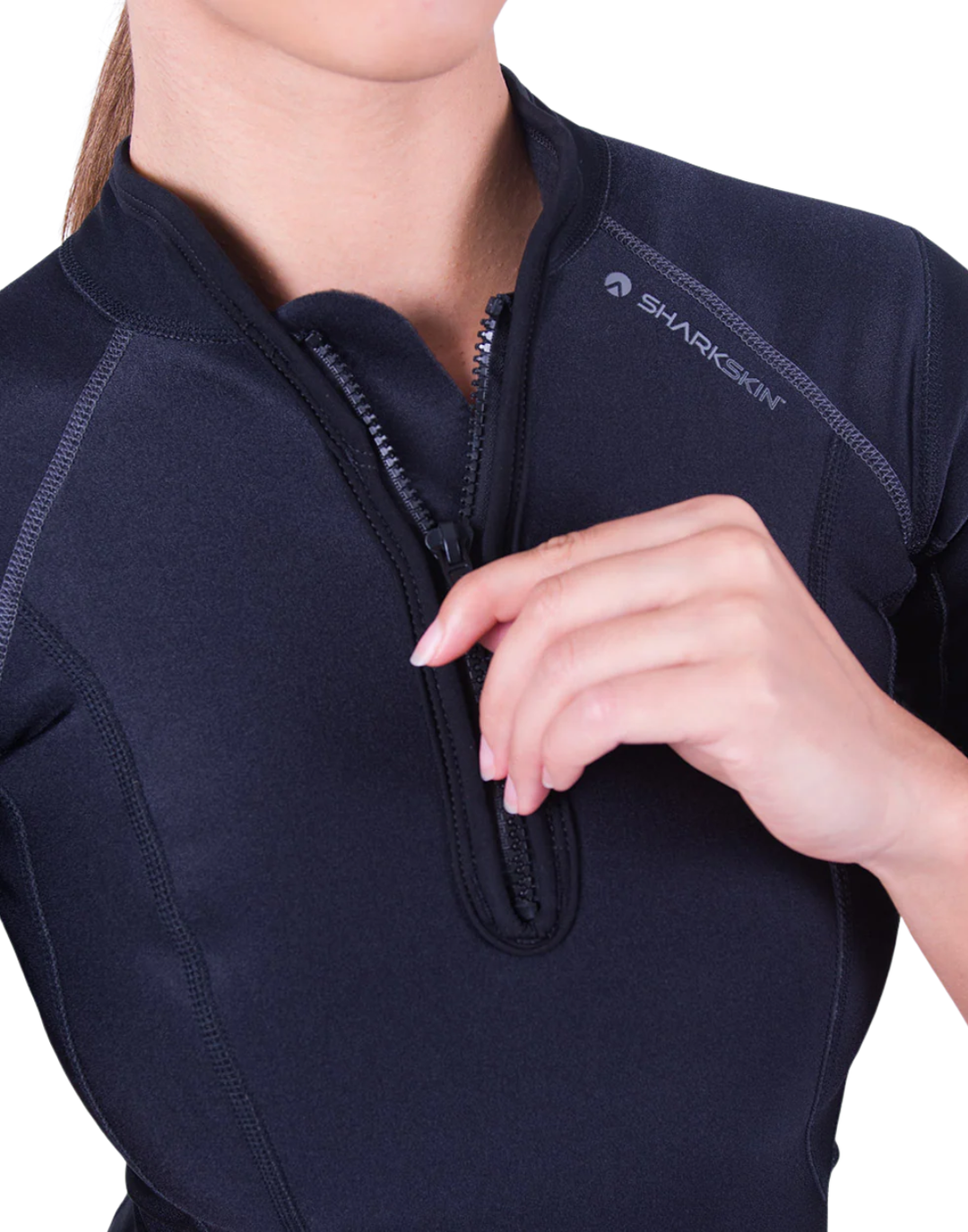 CHILLPROOF SHORT SLEEVE CHEST ZIP - WOMENS NEW