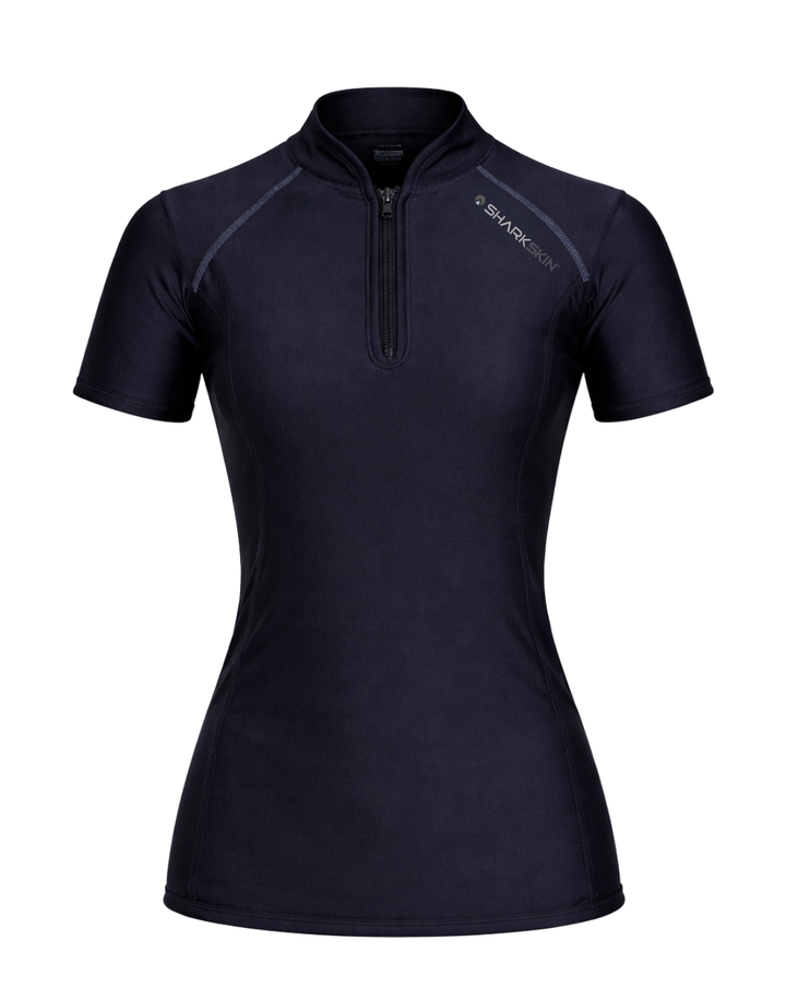 CHILLPROOF SHORT SLEEVE CHEST ZIP - WOMENS NEW