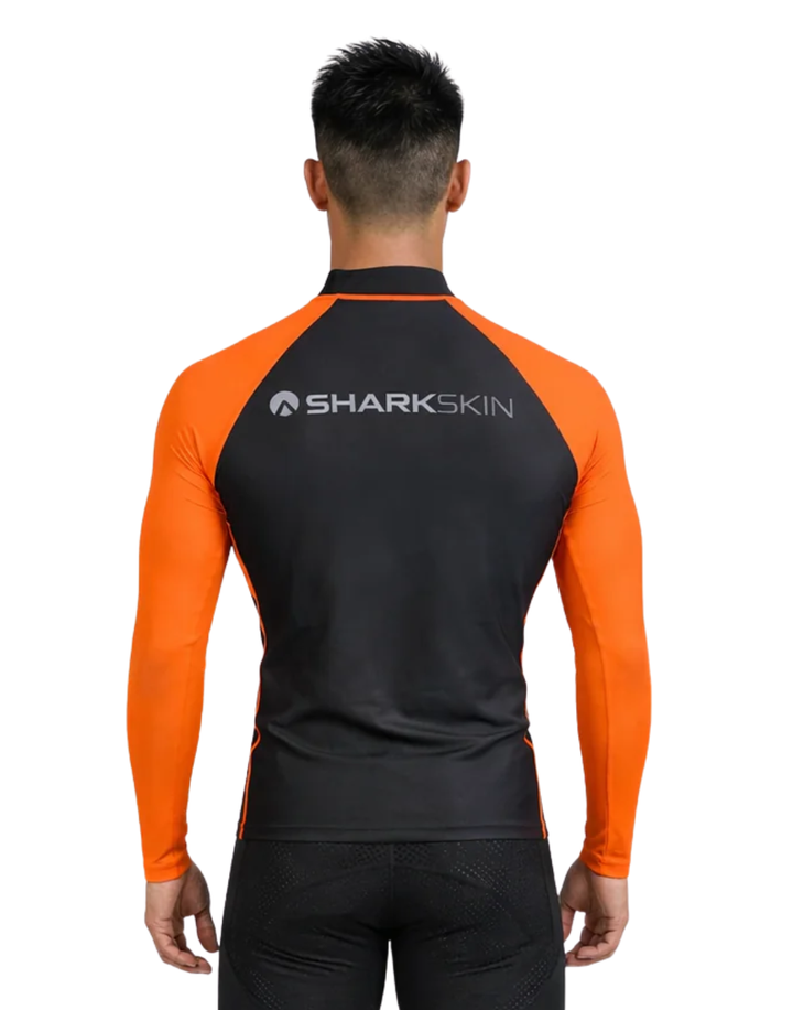 PERFORMANCE LONG SLEEVE CHEST ZIP TOP - MENS NEW