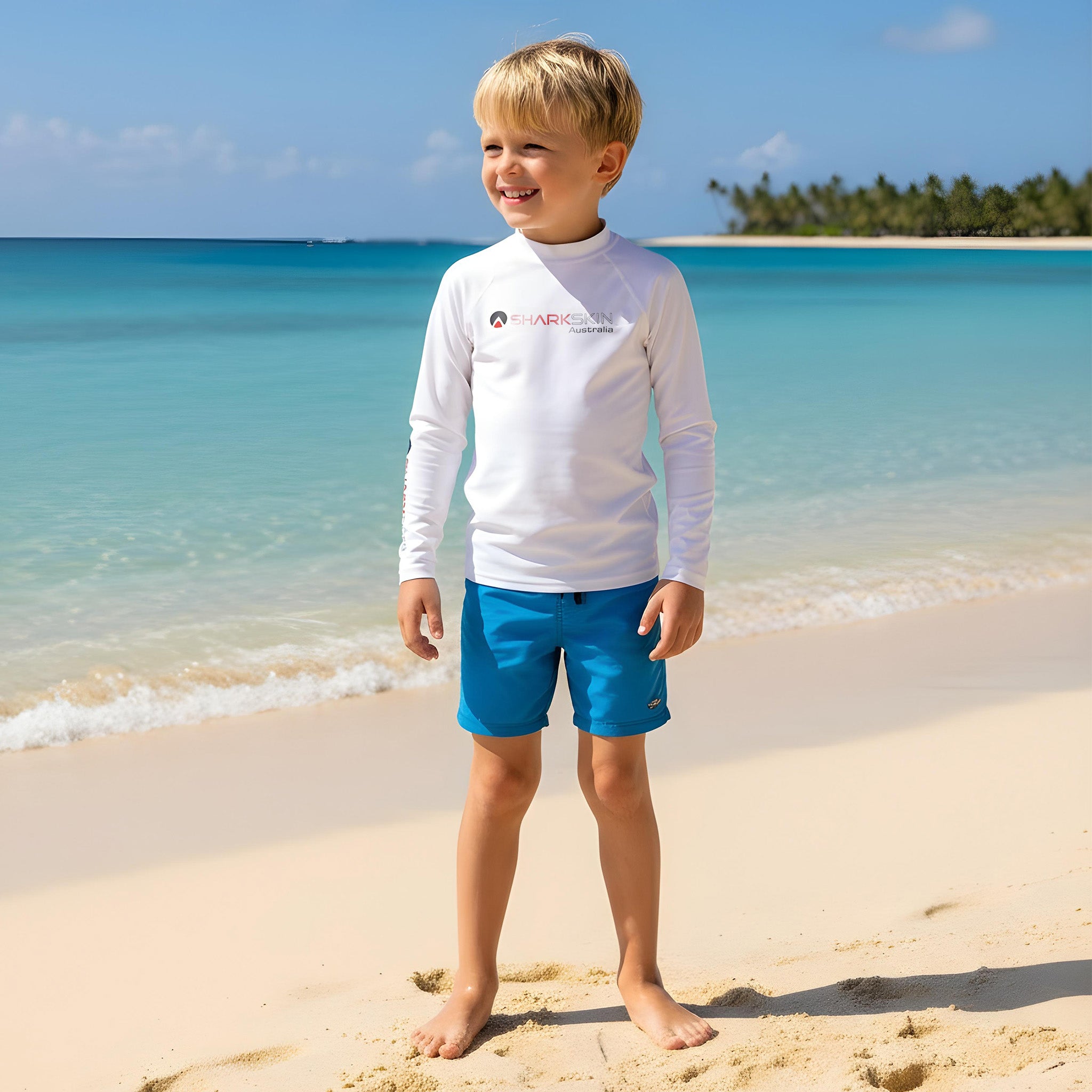 DURA FLEX RASHIE LONG SLEEVE - JUNIOR (SECONDS) – Sharkskin Australia