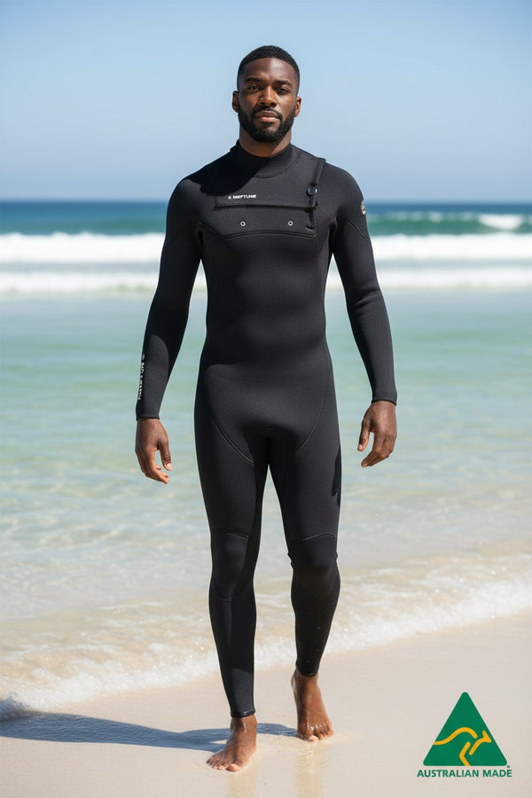 ATLAS 3MM STEAMER CHEST ZIP MENS