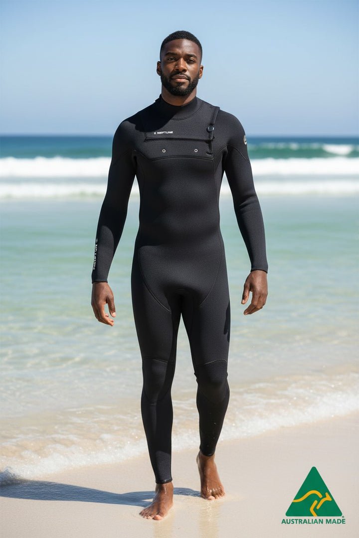 ATLAS 3MM STEAMER CHEST ZIP MENS