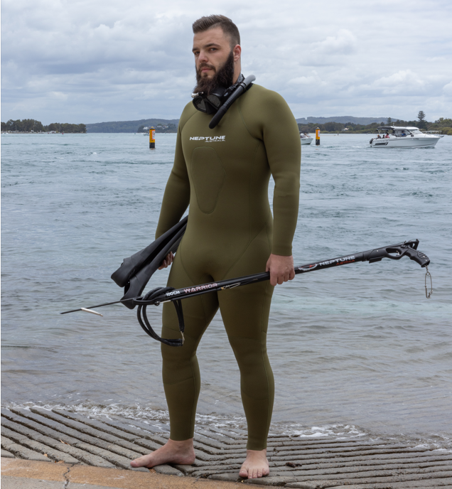 WARRIOR OLIVE LINED 5MM STEAMER