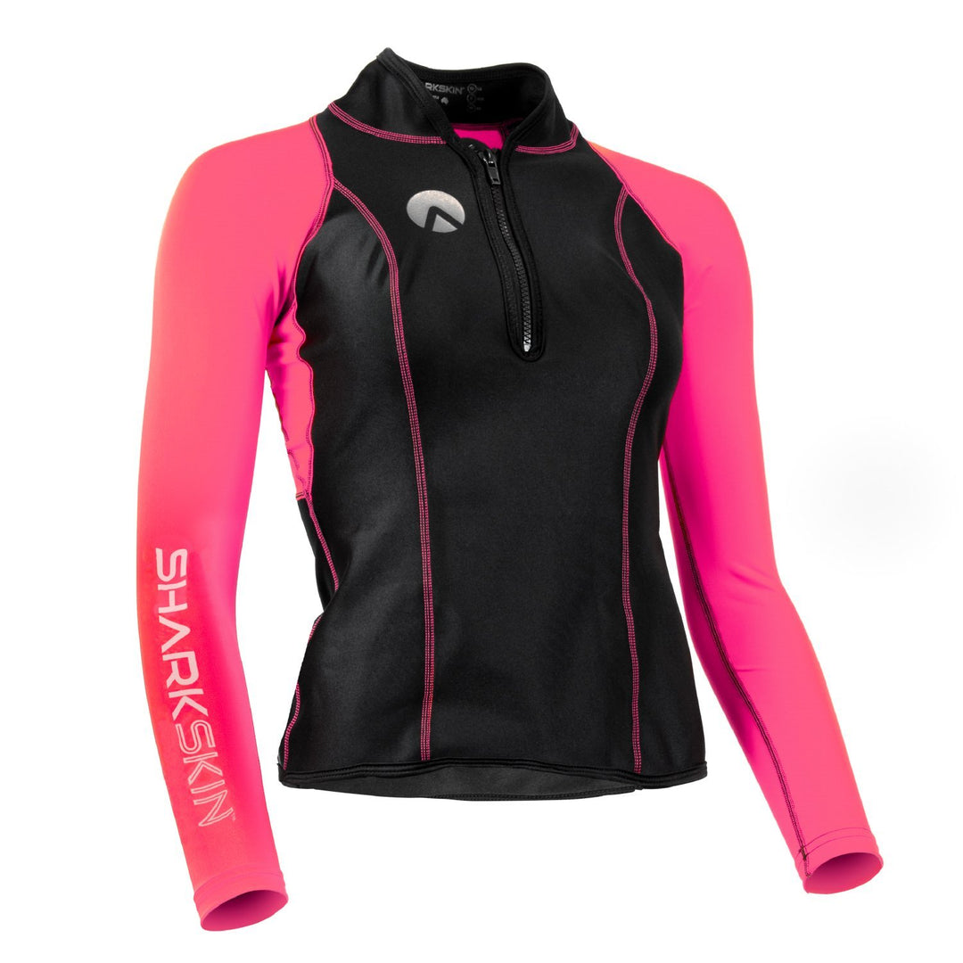 Sharkskin Performance Wear Long Sleeve - Womens Pink