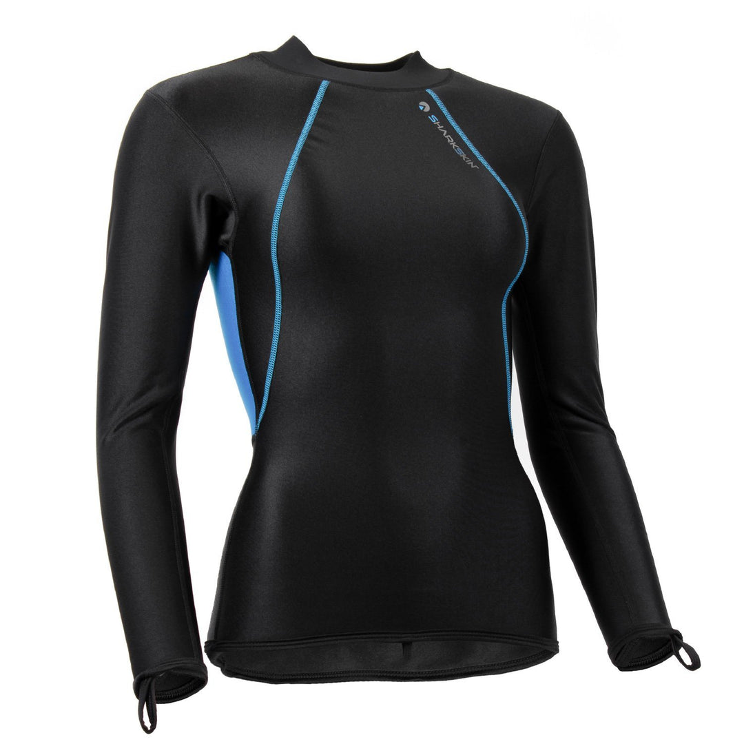 Sharkskin Womens Chillproof Long Sleeve - Blue