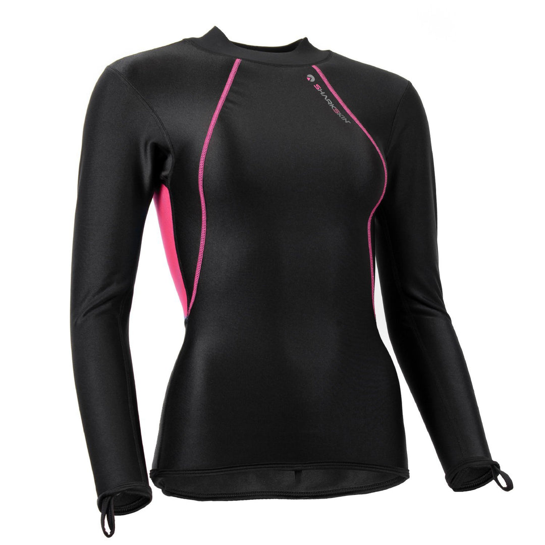 Sharkskin Womens Chillproof Long Sleeve - Pink