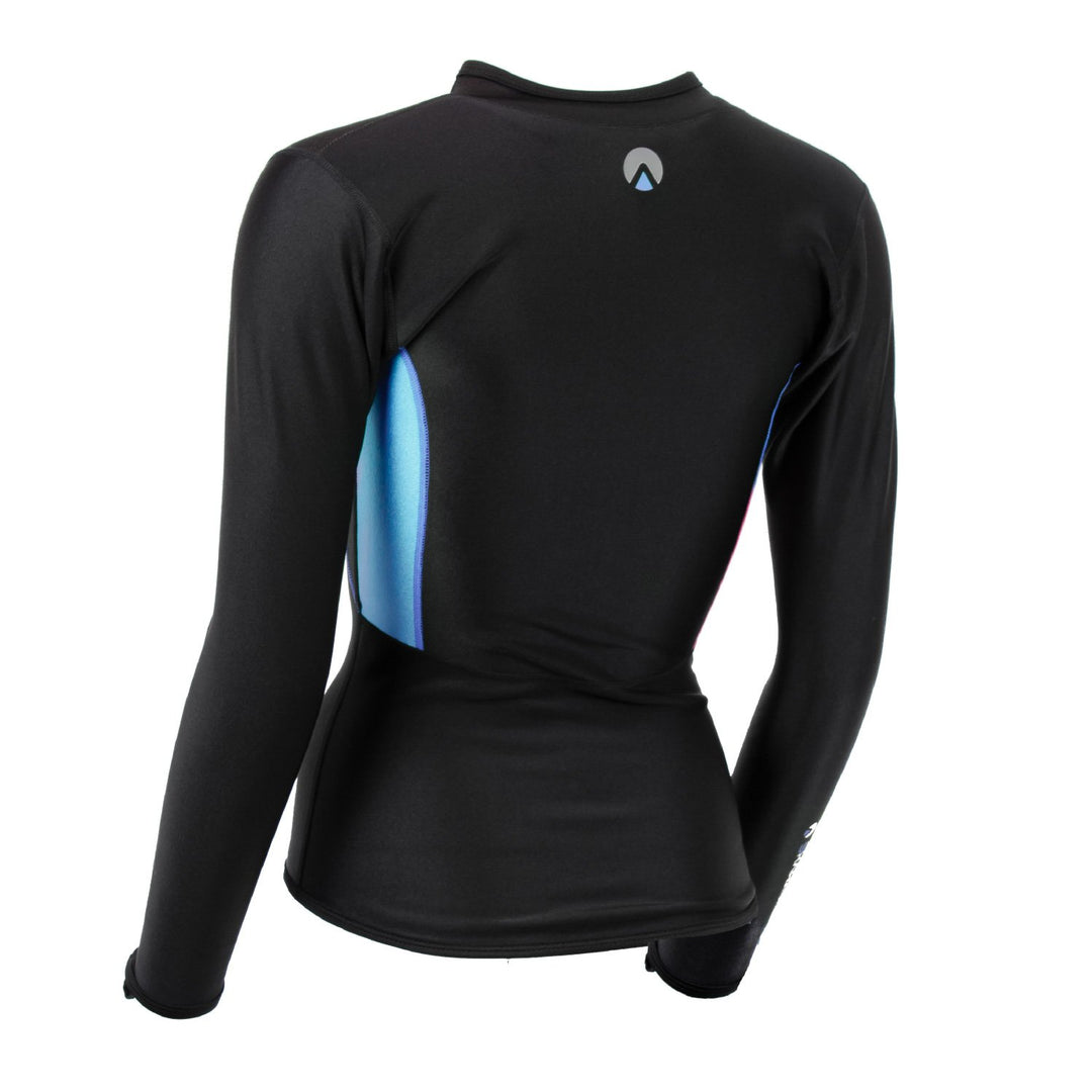 Sharkskin Womens Chillproof Long Sleeve Full Zip Blue