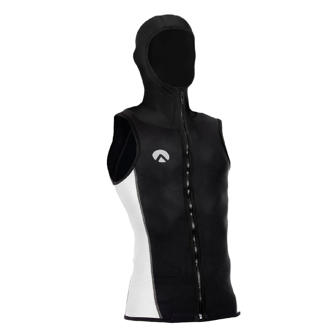 Sharkskin Chillproof Sleeveless Vest With Hood Full zip - Mens