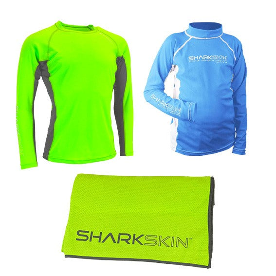 ADULT & JUNIOR RAPID DRY TOP WITH LONG SLEEVES & SAND FREE TOWEL
